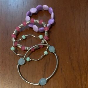 Elegant Multi-Color Bracelet Set